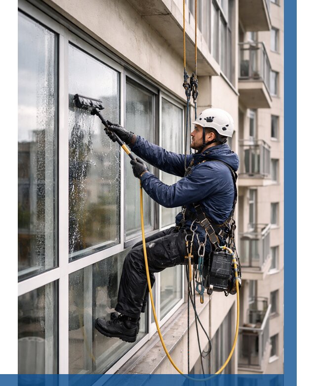 Мойка балконного остекления в Алейске от 3609 р. | ВЫСОТНИК-Лук