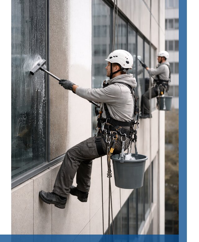 Мойка фасадов зданий в Алейске под ключ от 361 р. | ВЫСОТНИК-Лук