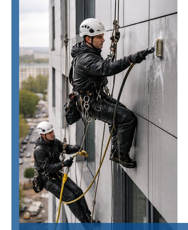 Профессиональная мойка фасада из композита в Алейске