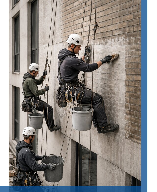 Удаление высолов с фасада в Алейске от 258 р. | ВЫСОТНИК-Лук