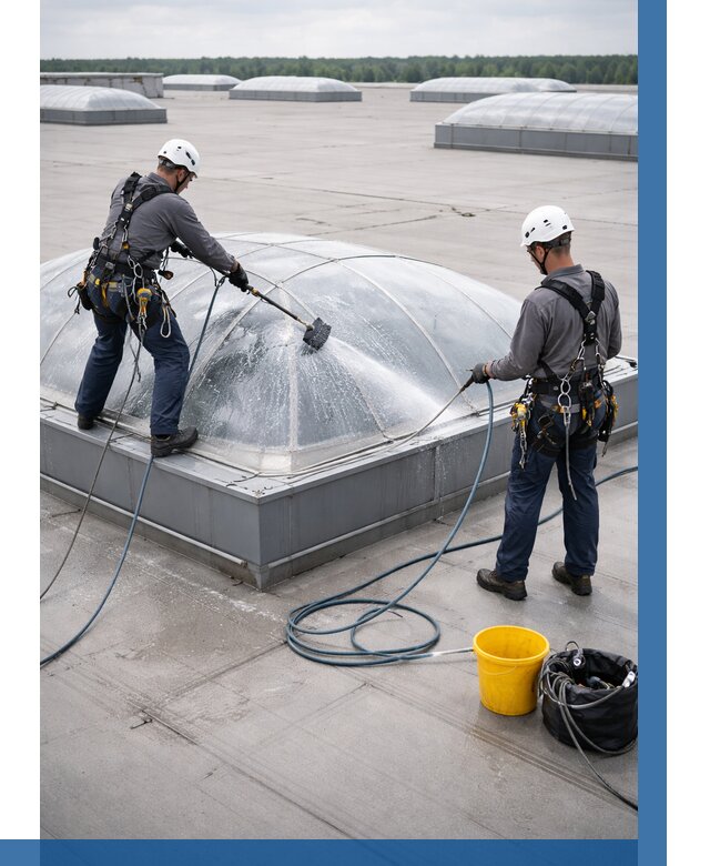 Мойка зенитных фонарей в Алейске, заказать от 4640 р. | ВЫСОТНИК-Лук