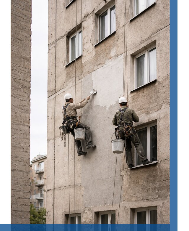 Косметический ремонт фасада в Алейске от 1134 р. | ВЫСОТНИК-Лук