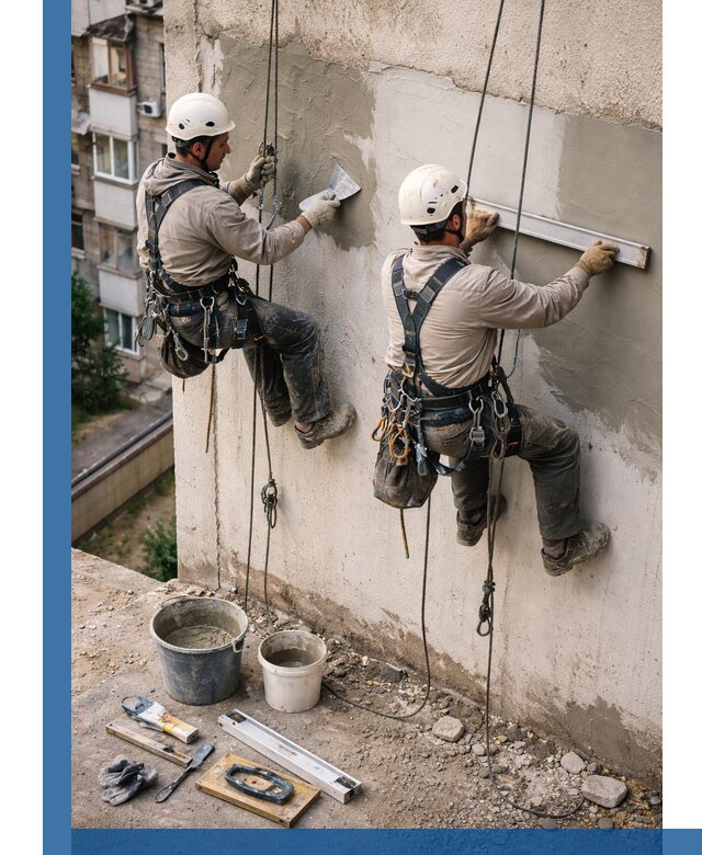 Комплексный ремонт штукатурного фасада с гарантией в Алейске