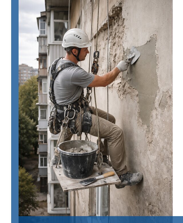Восстановление фасадной штукатурки в Алейске с гарантией качества
