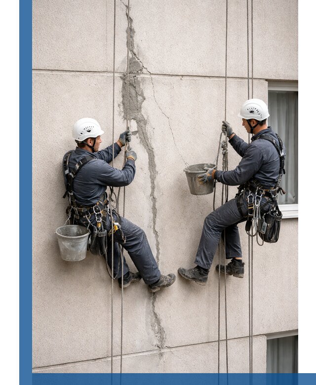 Заделка трещин на фасаде в Алейске с гарантийным ремонтом