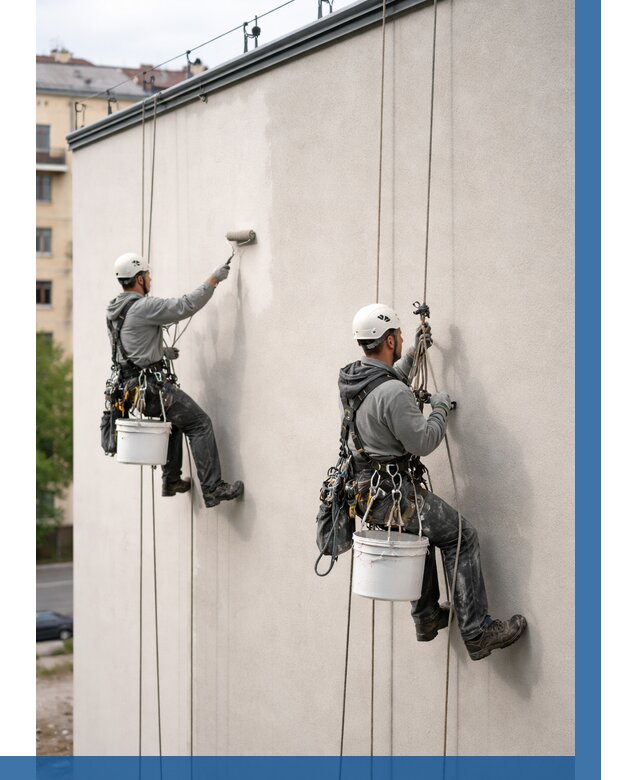 Покраска оштукатуренного фасада в Алейске от 330 р. | ВЫСОТНИК-Лук