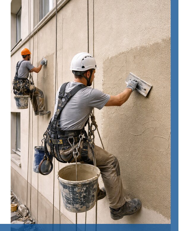 Декоративная штукатурка фасада в Алейске от 1237 р. | ВЫСОТНИК-Лук