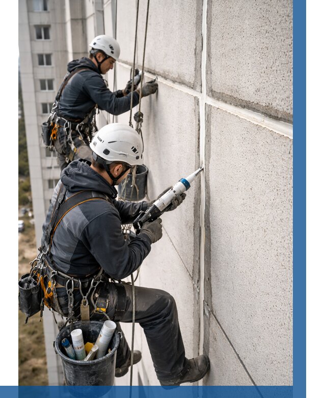 Герметизация межпанельных швов в Алейске от 722 р. | ВЫСОТНИК-Лук