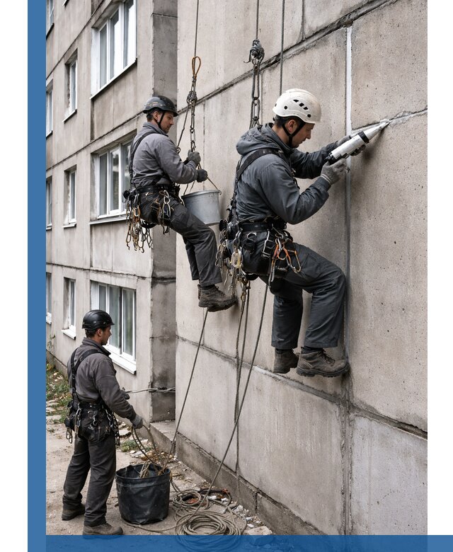 Герметизация межпанельных швов в Алейске с гарантией герметичности