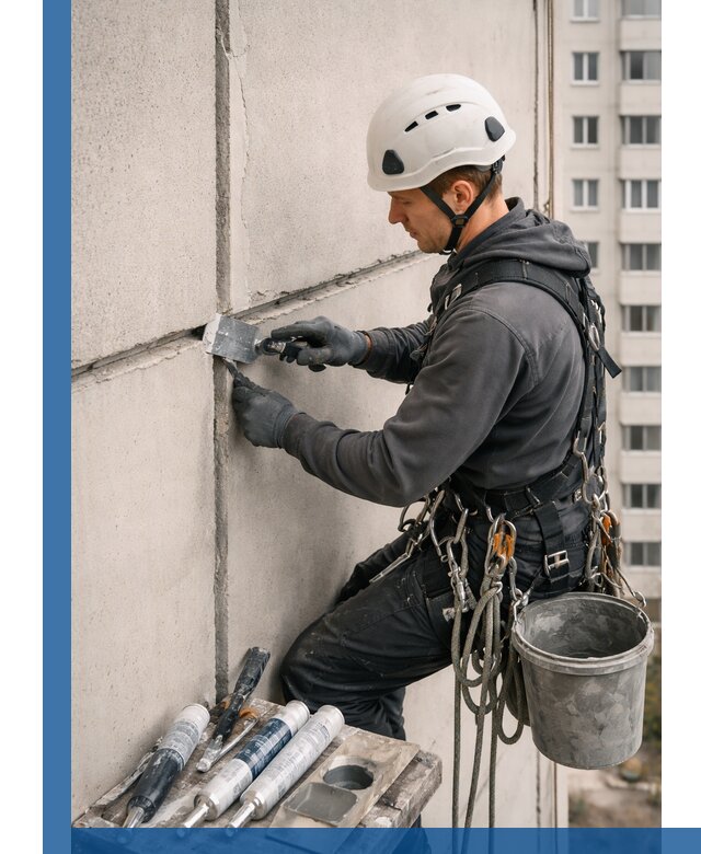 Ремонт межпанельных швов в Алейске герметизация и восстановление