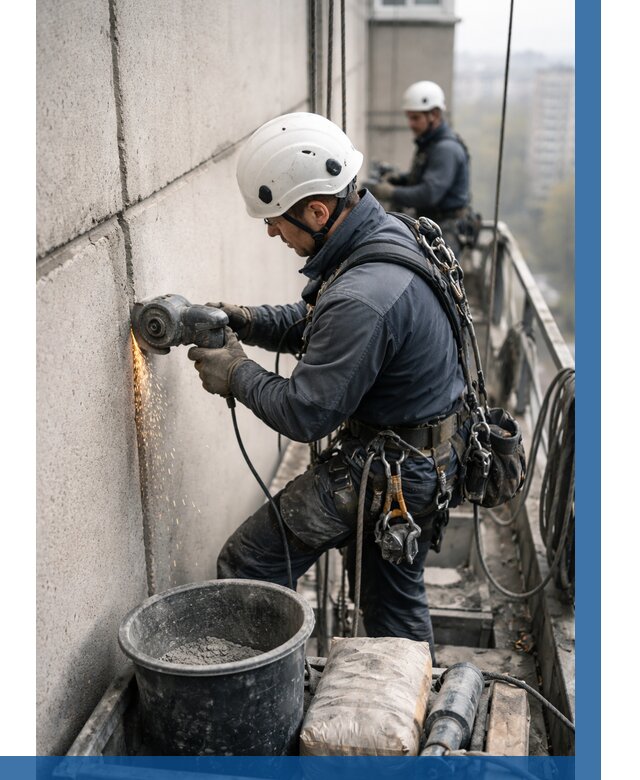 Штробление межпанельных швов в Алейске от 1237 р. | ВЫСОТНИК-Лук