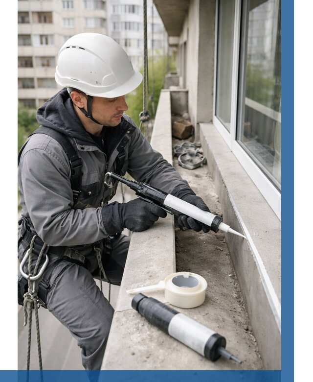 Герметизация швов лоджии в Алейске от 4640 р. | ВЫСОТНИК-Лук