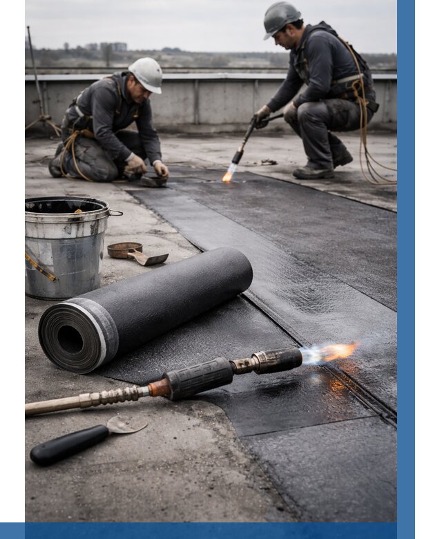 Ремонт рулонной кровли в Алейске от 670 р. | ВЫСОТНИК-Лук