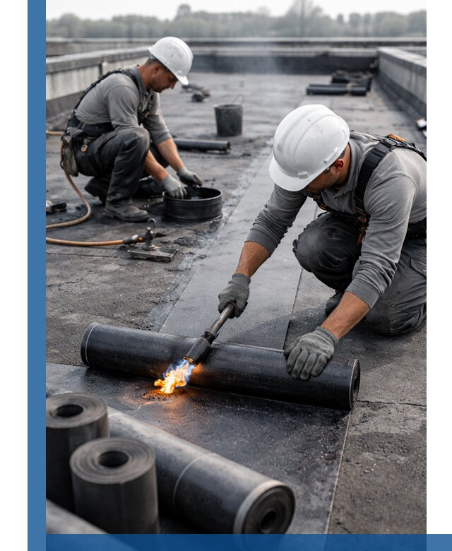 Ремонт рулонной кровли в Алейске герметизация и восстановление