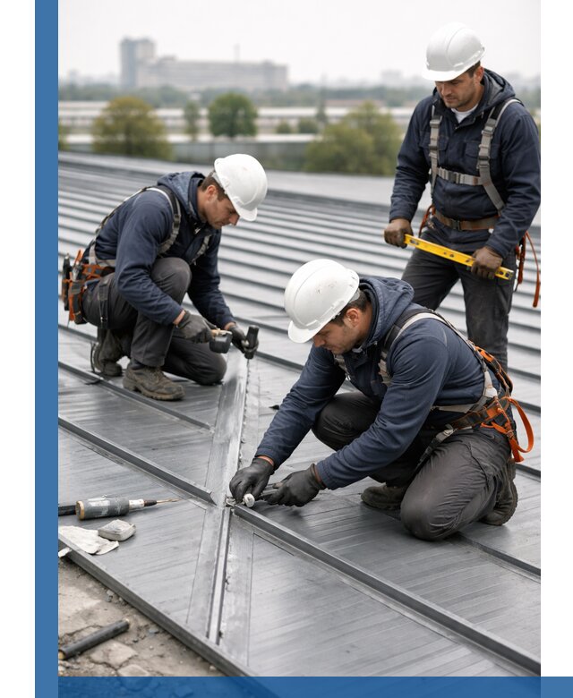 Ремонт фальцевой кровли в Алейске срочно и качественно