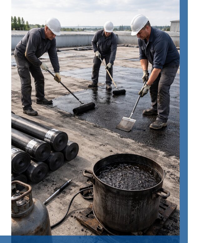 Гидроизоляция кровли мастикой в Алейске от 619 р. | ВЫСОТНИК-Лук