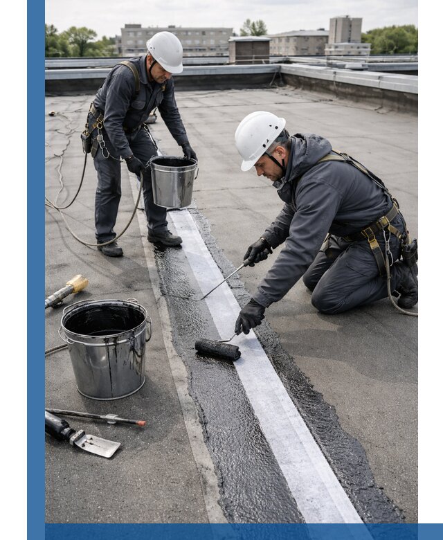 Гидроизоляция кровли мастикой в Алейске надежная защита