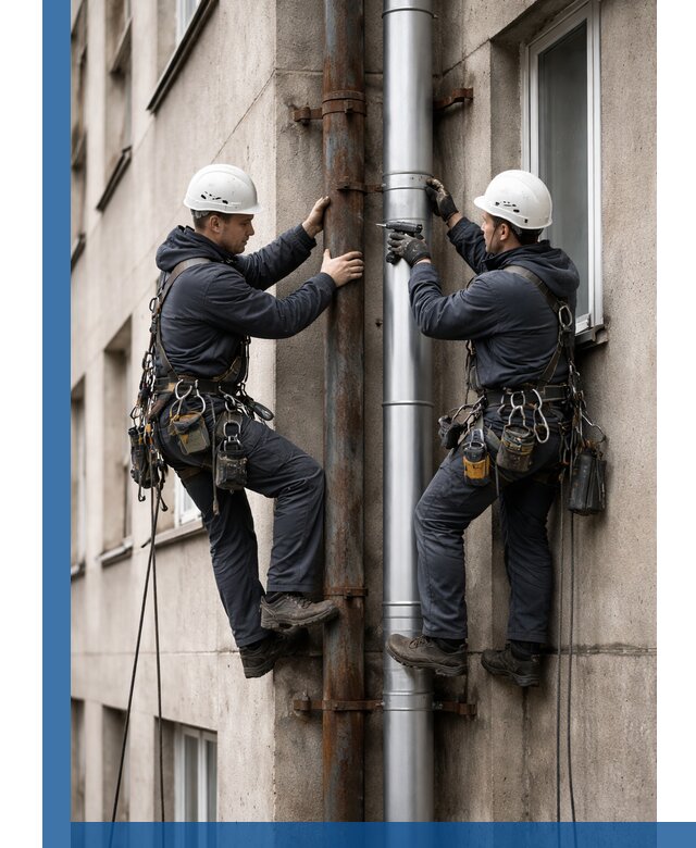 Замена водосточных труб в Алейске: монтаж и демонтаж под ключ