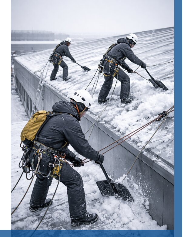 Очистка навесов от снега в Алейске от 4640 р. | ВЫСОТНИК-Лук