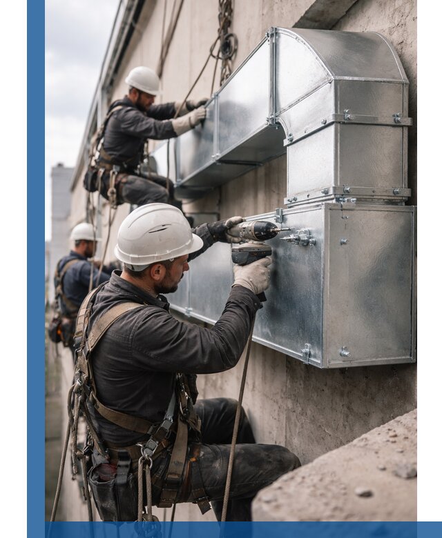 Профессиональный монтаж вентиляционных коробов в Алейске под ключ