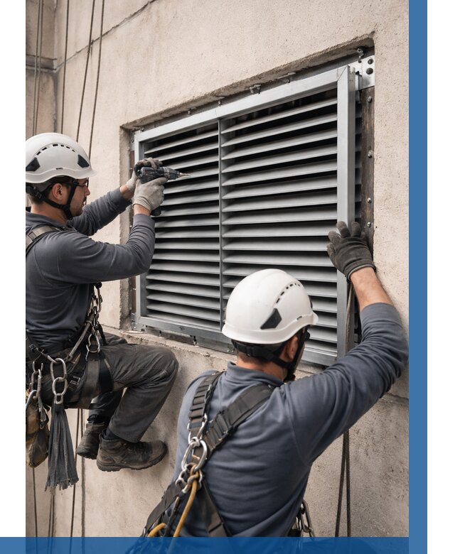 Монтаж вентиляционных решеток в Алейске от 4640 р. | ВЫСОТНИК-Лук