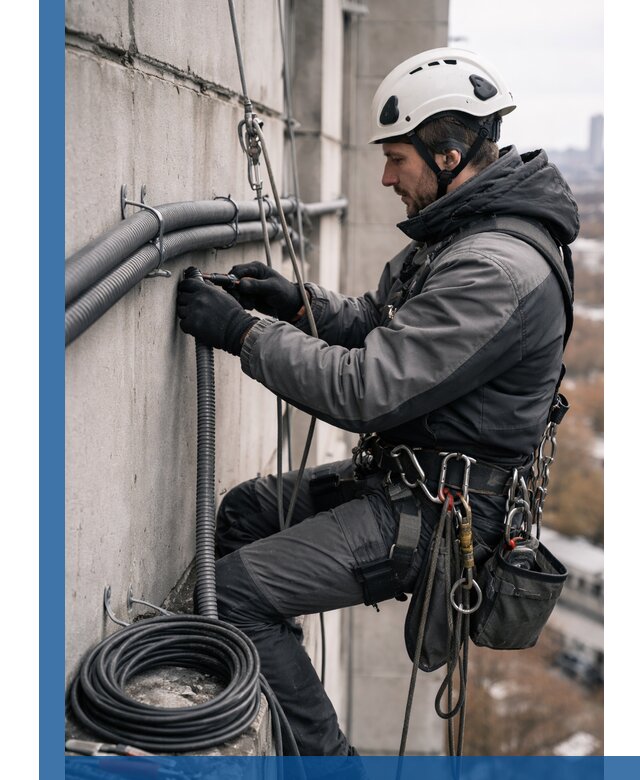 Профессиональный монтаж гофры для кабеля в Алейске с гарантией