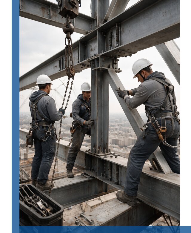 Профессиональный монтаж металлоконструкций на высоте в Алейске