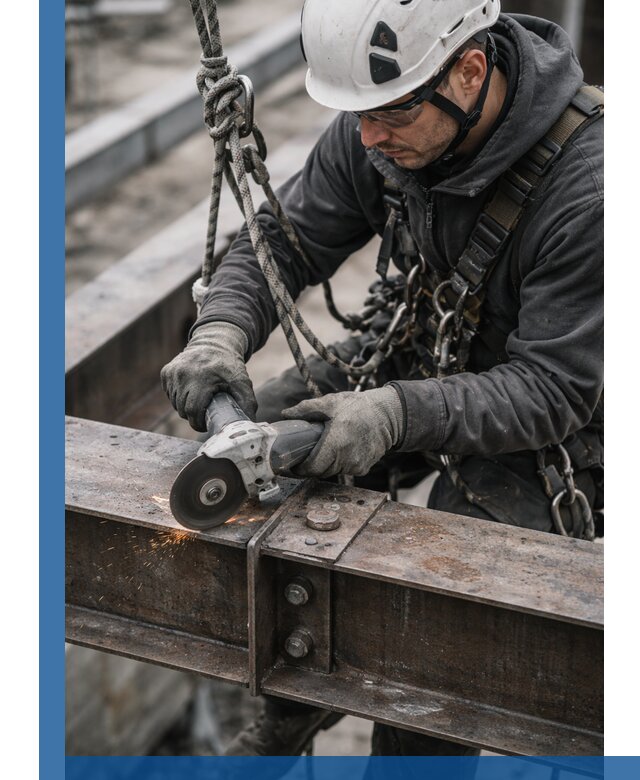 Резка металла на высоте в Алейске для зданий и конструкций