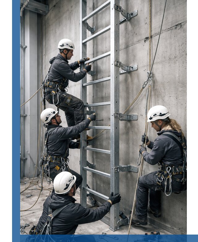 Монтаж металлических лестниц в Алейске под ключ со гарантией