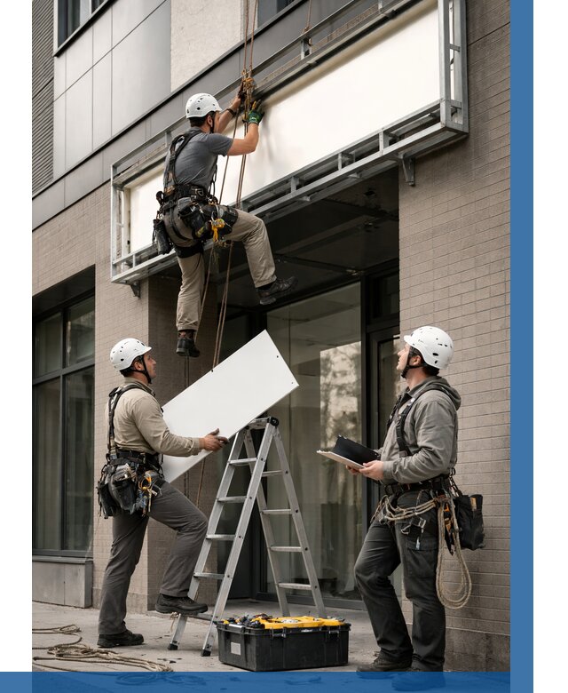 Монтаж светового короба в Алейске от 6702 р. | ВЫСОТНИК-Лук