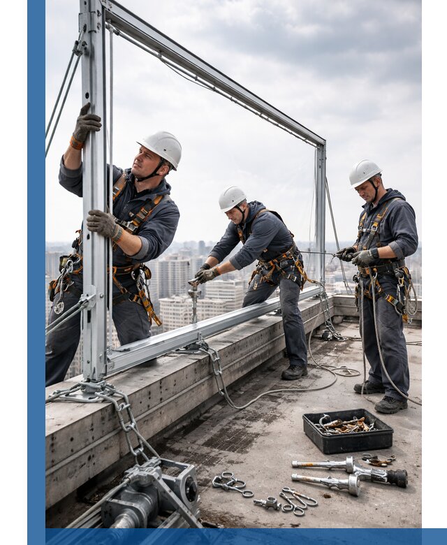 Монтаж крышных рекламных конструкций под ключ в Алейске