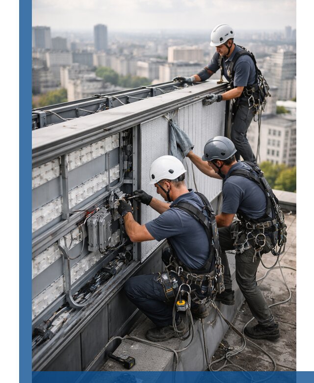 Профессиональное обслуживание крышной рекламы в Алейске под ключ