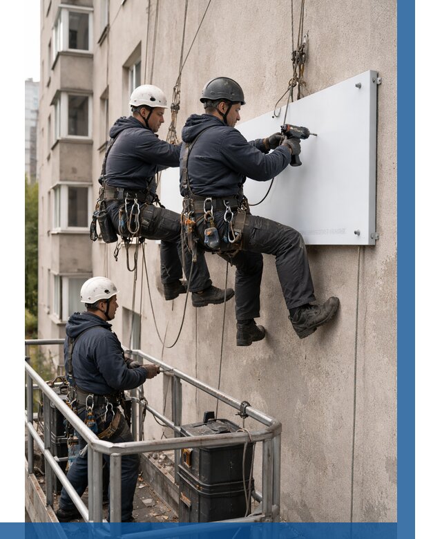 Монтаж табличек и указателей в Алейске от 3609 р. | ВЫСОТНИК-Лук