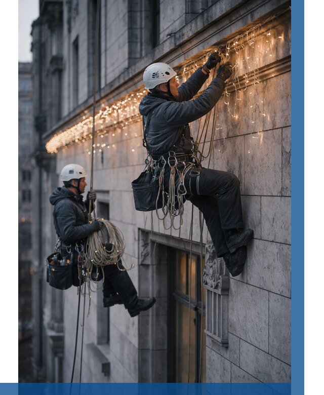 Монтаж новогодней иллюминации в Алейске от 8764 р. | ВЫСОТНИК-Лук