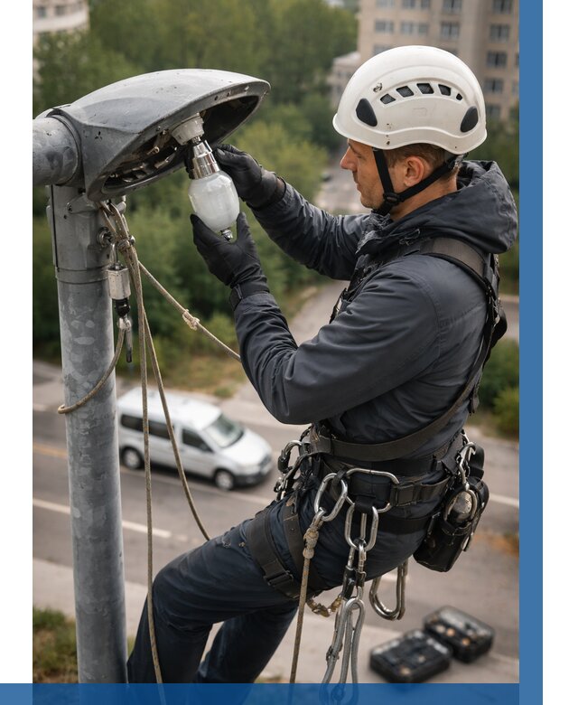 Замена ламп на высоте в Алейске от 2578 р. | ВЫСОТНИК-Лук