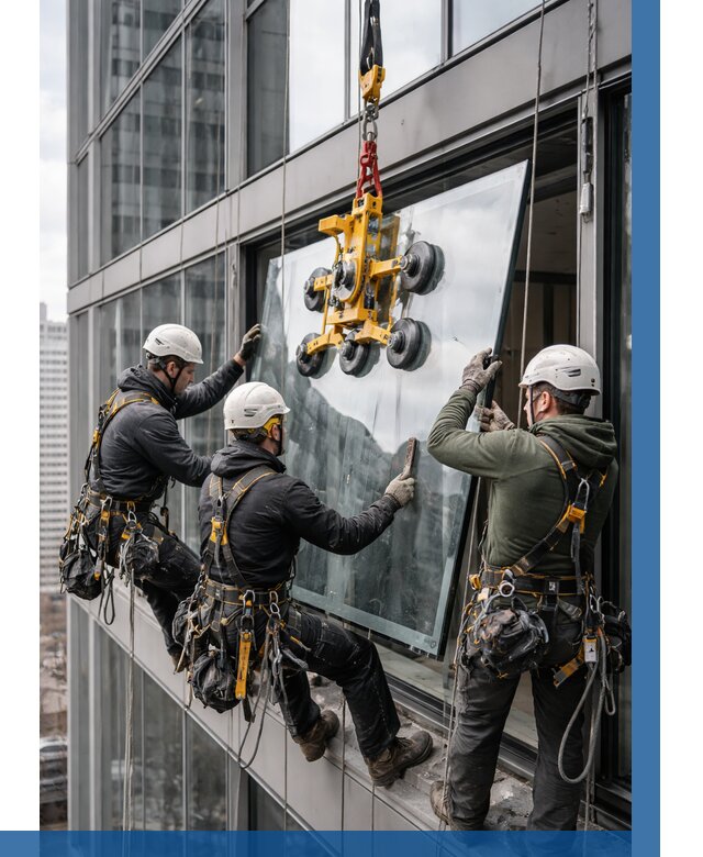 Фасадное остекление зданий под ключ в Алейске от 10311 р. | ВЫСОТНИК-Лук