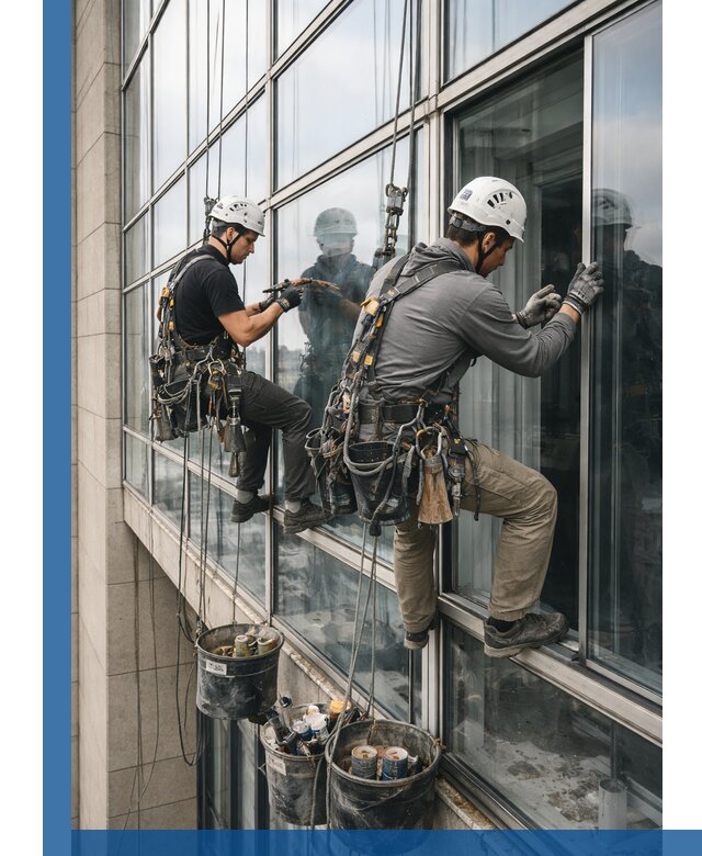 Ремонт витражных конструкций и фасадного остекления в Алейске