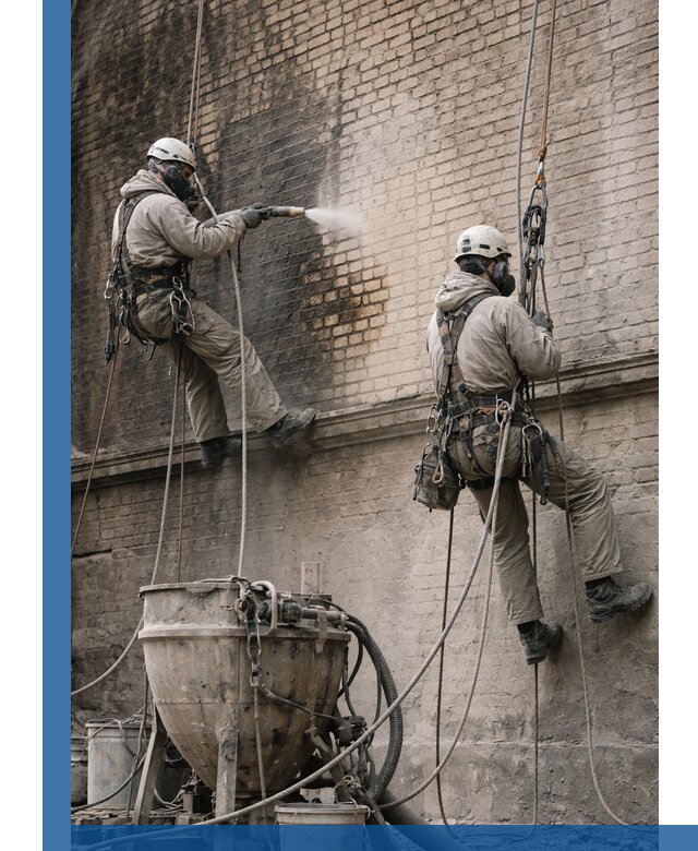 Пескоструйная очистка фасадов в Алейске профессионально