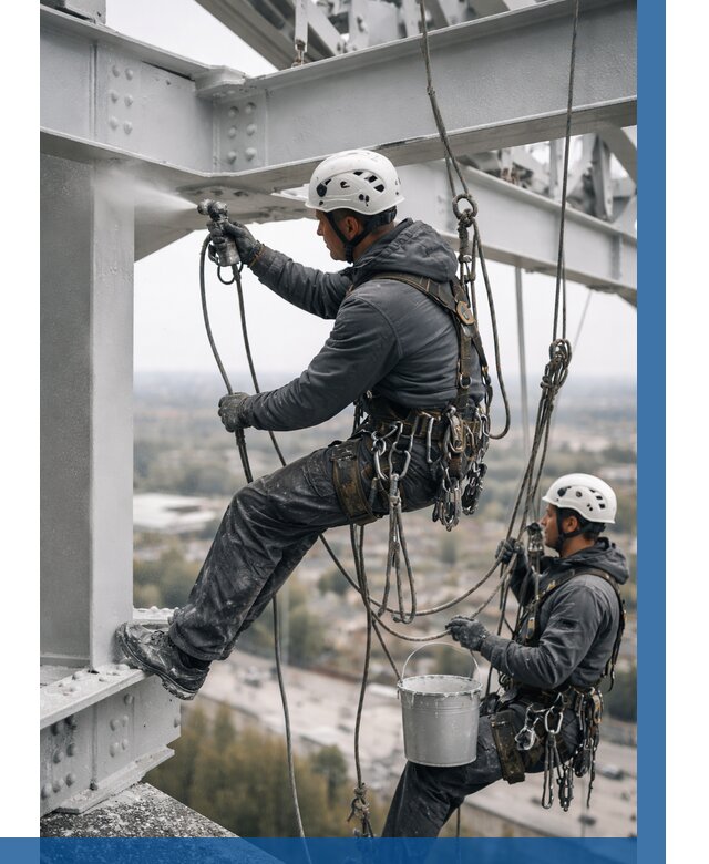 Покраска металлоконструкций на высоте в Алейске 361 р |ВЫСОТНИК-Лук