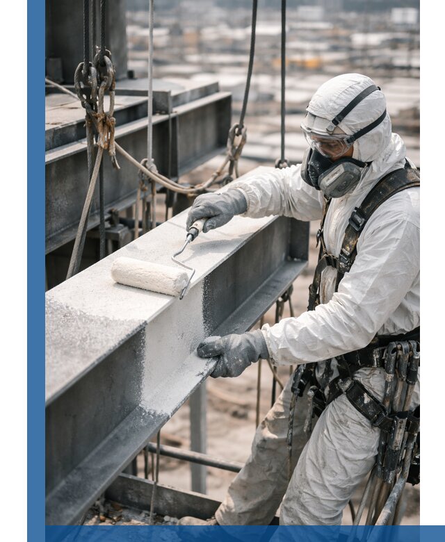 Профессиональная огнезащитная обработка металлоконструкций в Алейске