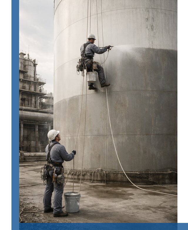 Покраска стальных резервуаров и емкостей в Алейске профессионально