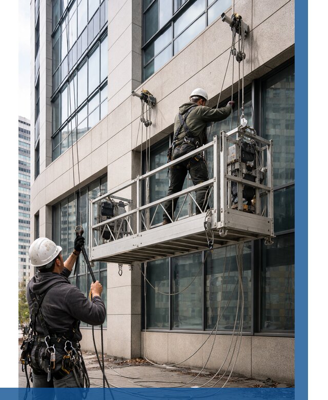 Монтаж и подъем фасадной люльки в Алейске от 12373 р. | ВЫСОТНИК-Лук