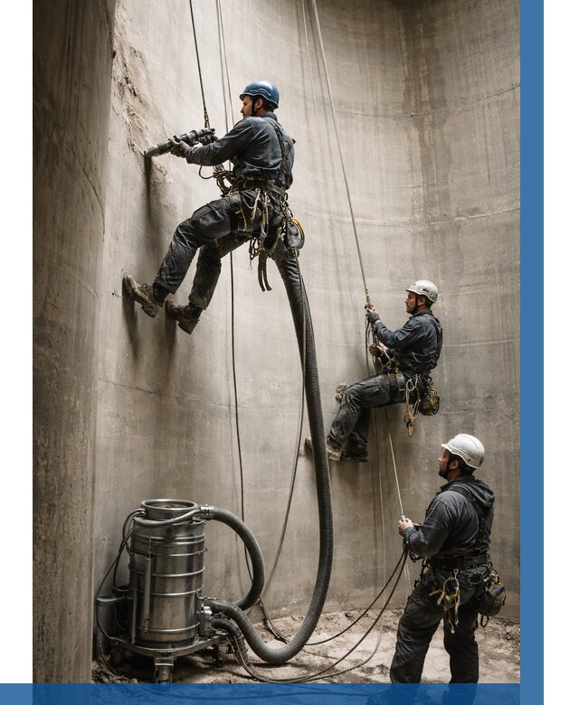 Зачистка силосов в Алейске от 4640 р. Договор и смета ВЫСОТНИК-Лук