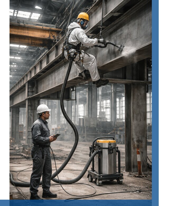 Обеспыливание конструкций в цехе в Алейске от 4331 р. | ВЫСОТНИК-Лук