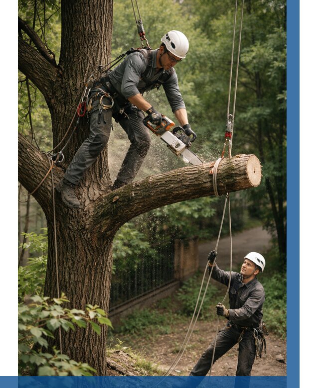 Спил деревьев альпинистами в Алейске от 8249 р. | ВЫСОТНИК-Лук