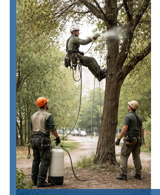 Обработка деревьев от вредителей в Алейске профессиональная защита