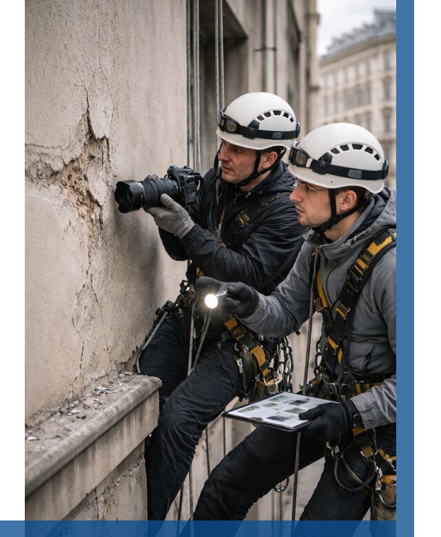 Фотофиксация дефектов фасада в Алейске от 4640 р. | ВЫСОТНИК-Лук