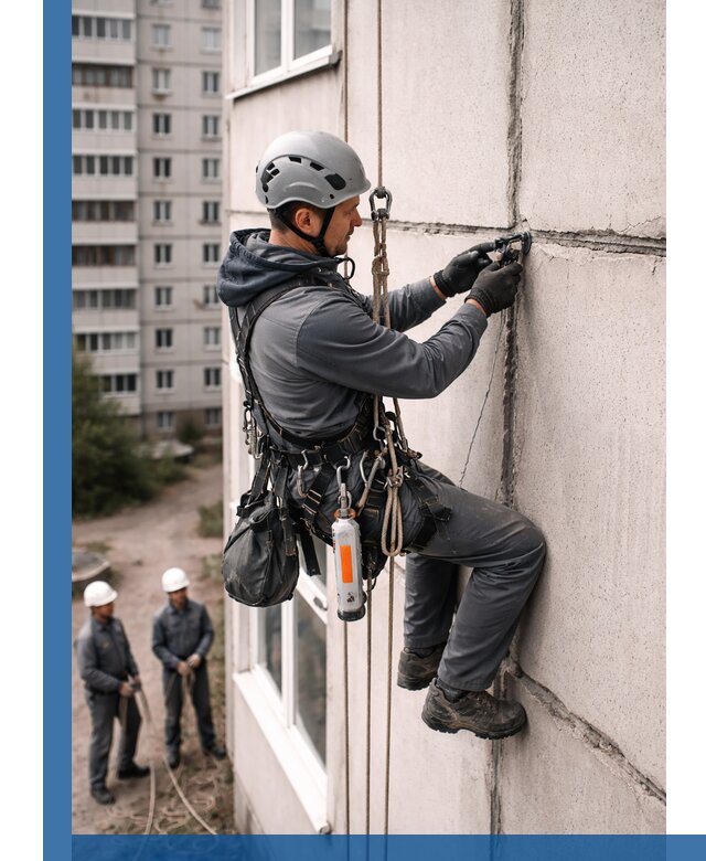 Обследование межпанельных швов и герметизация в Алейске