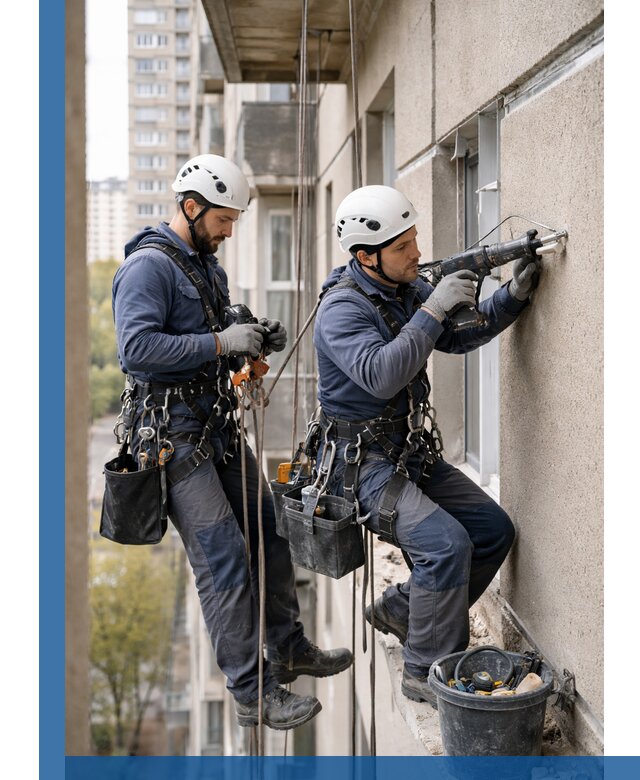 Промышленные альпинисты высотные работы и монтаж в Алейске